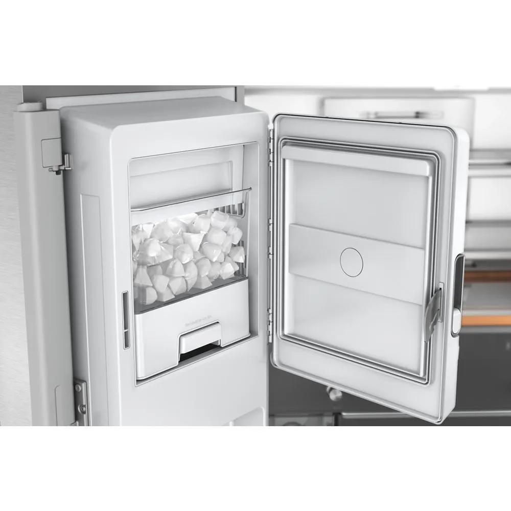 Kitchenaid KRQC736RPS 36 Counter-Depth 19.4 Cu Ft 4-Door Refrigerator With Flexible Temperature Zone In Printshield Finish