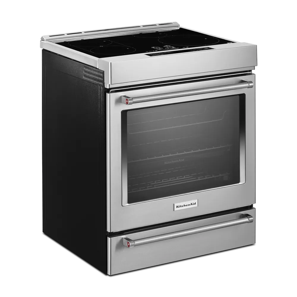 Kitchenaid KSIS730PSS 30-Inch 4-Element Induction Slide-In Convection Range With Air Fry