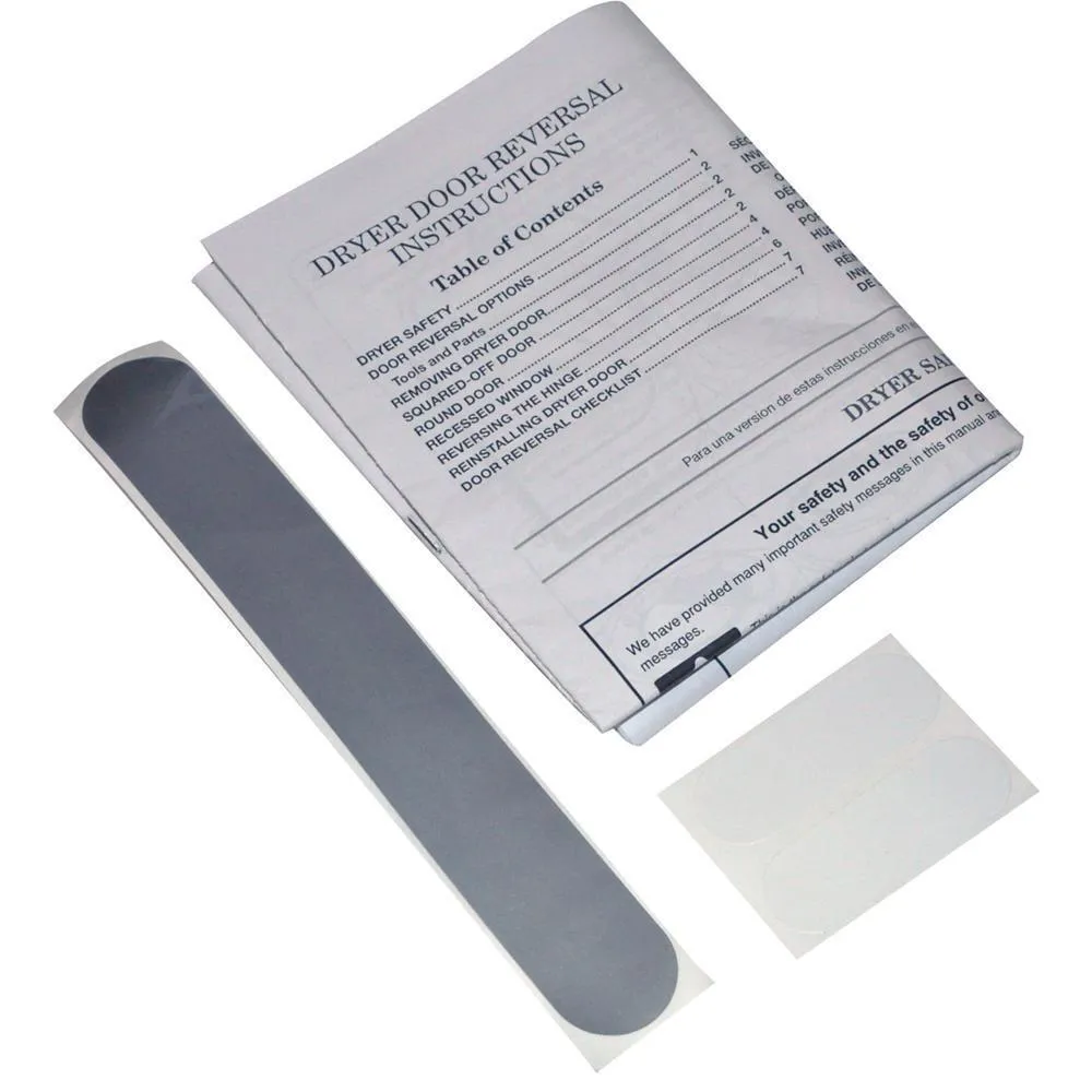 Kitchenaid W10406955 Dryer Door Reversal Kit