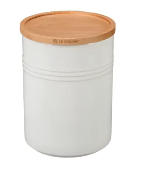 Le Creuset Storage Canister. White