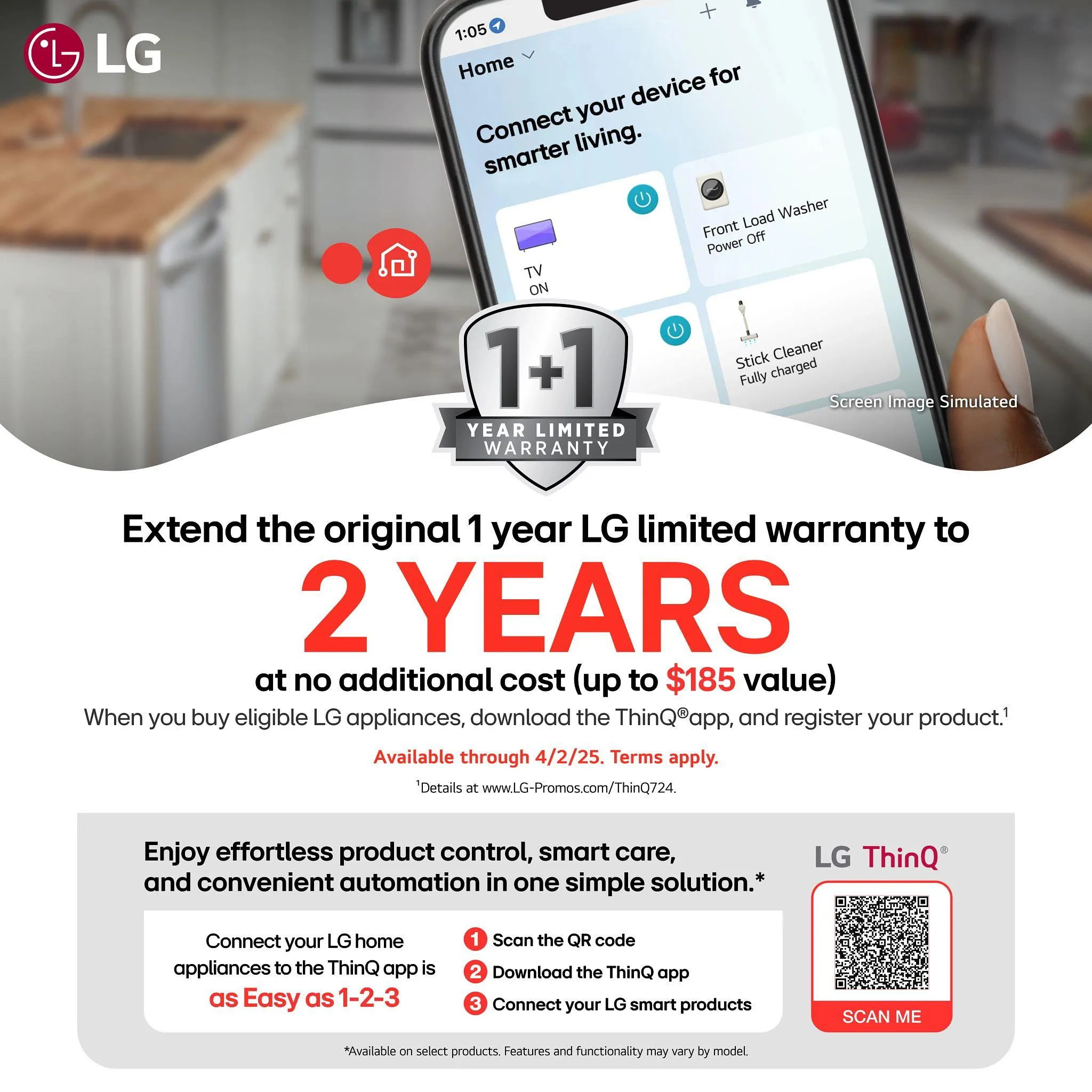 Lg LF25S6560S 25 Cu. Ft. Smart Standard-Depth Max&#8482; French Door Refrigerator With Instaview Door-In-Door And Craft Ice&#8482;