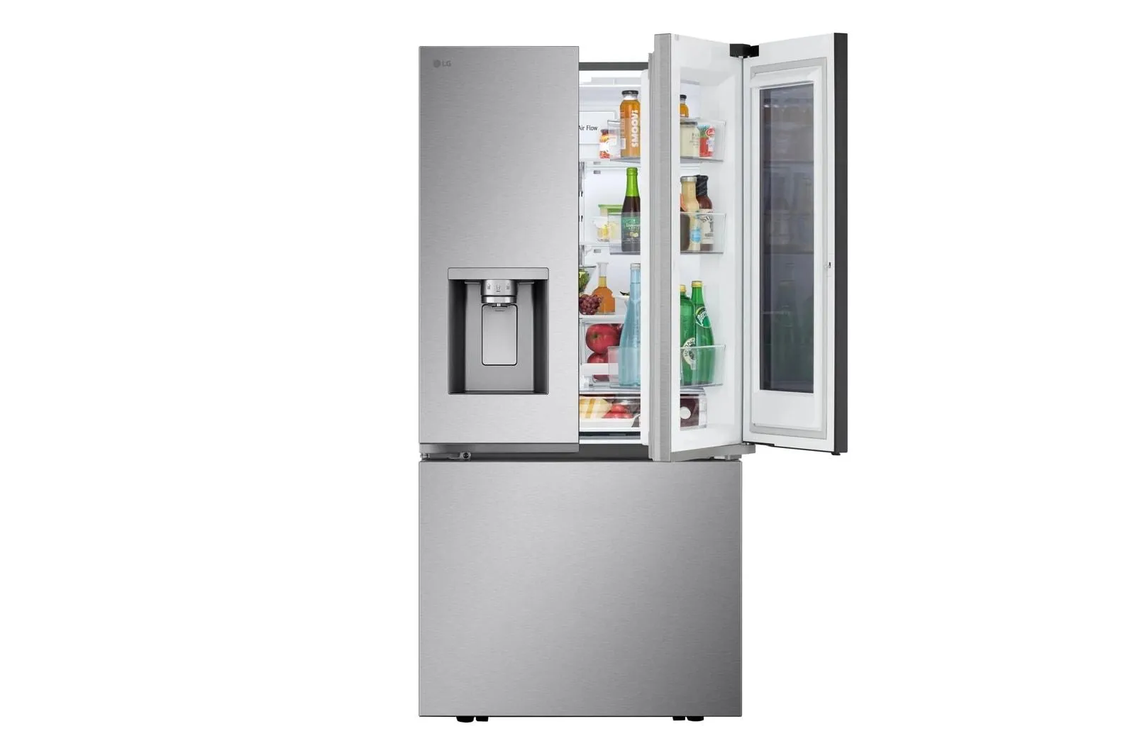 Lg LF25S6560S 25 Cu. Ft. Smart Standard-Depth Max&#8482; French Door Refrigerator With Instaview Door-In-Door And Craft Ice&#8482;