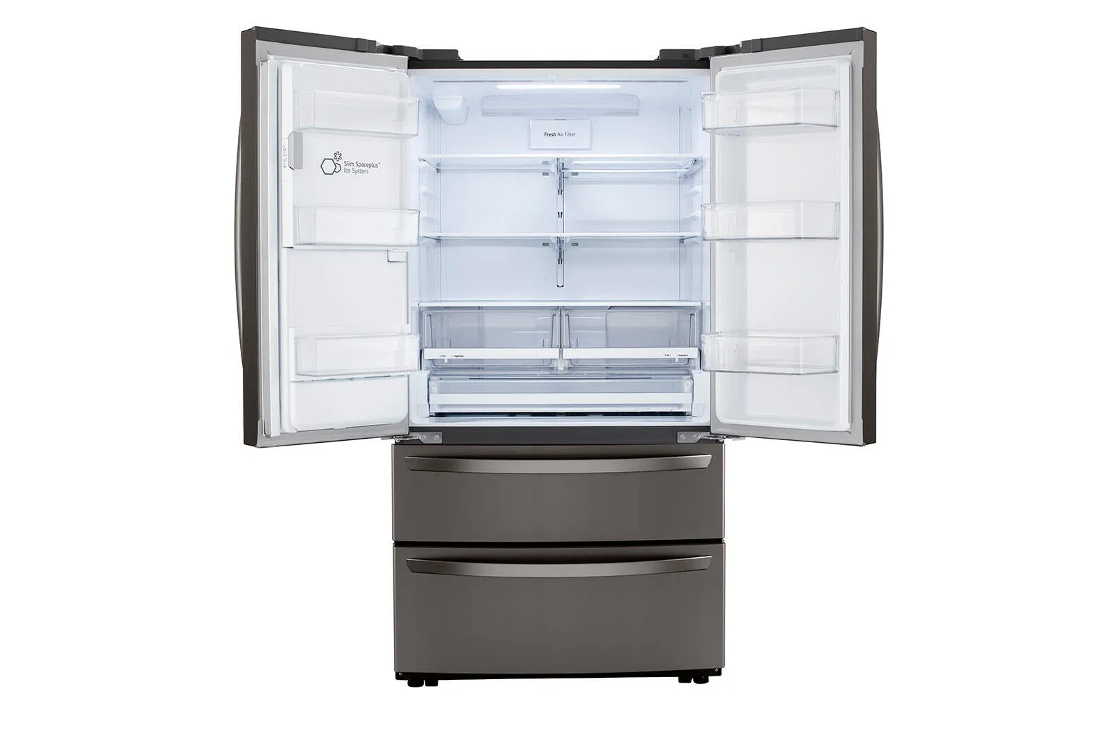 Lg LMXC22626D 22 Cu Ft. Smart Counter Depth Double Freezer Refrigerator