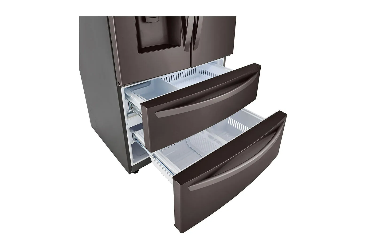 Lg LRMXC2206D 22 Cu Ft. Smart Counter Depth Double Freezer Refrigerator With Craft Ice&#8482;