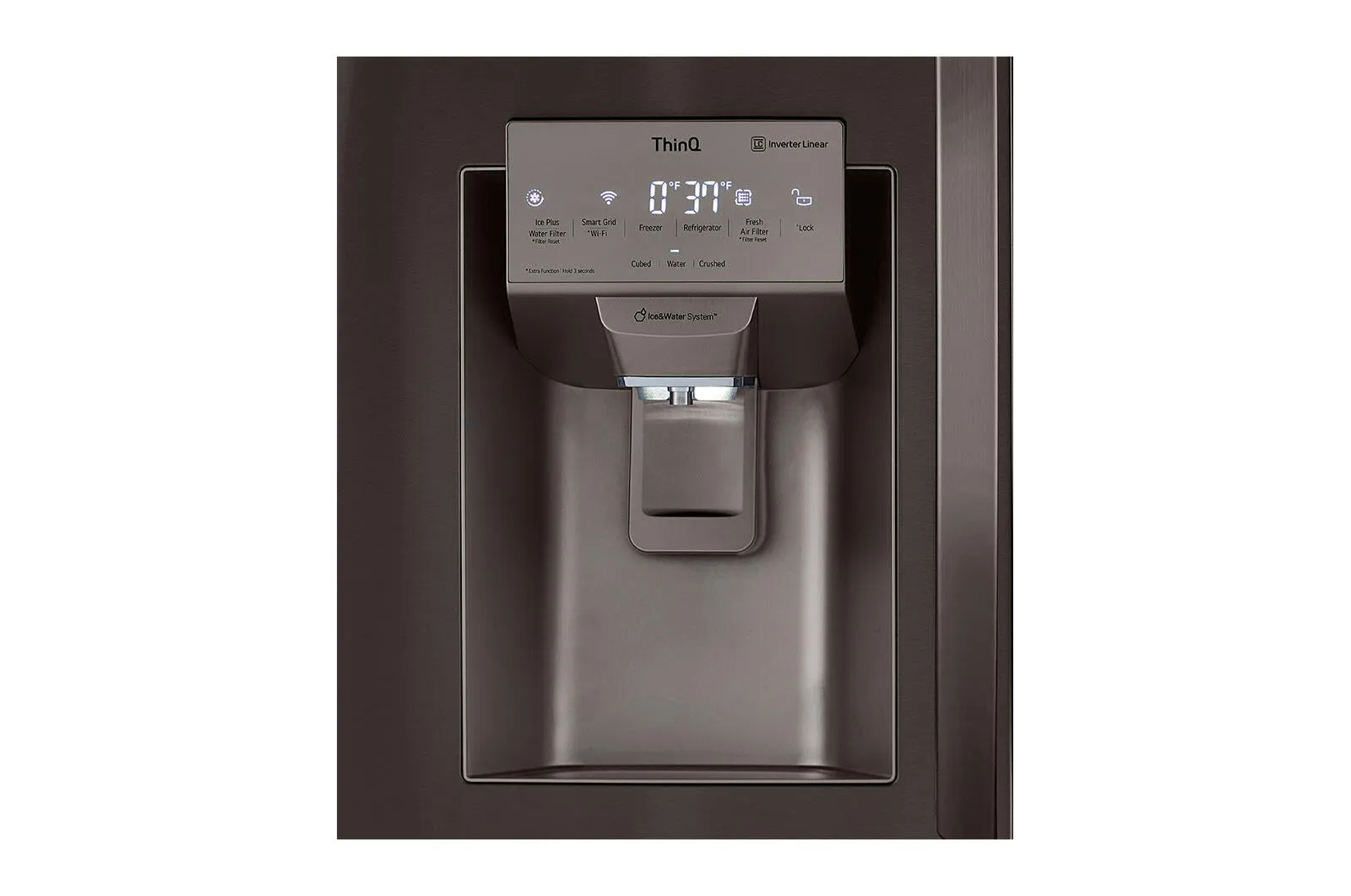Lg LRMXC2206D 22 Cu Ft. Smart Counter Depth Double Freezer Refrigerator With Craft Ice&#8482;