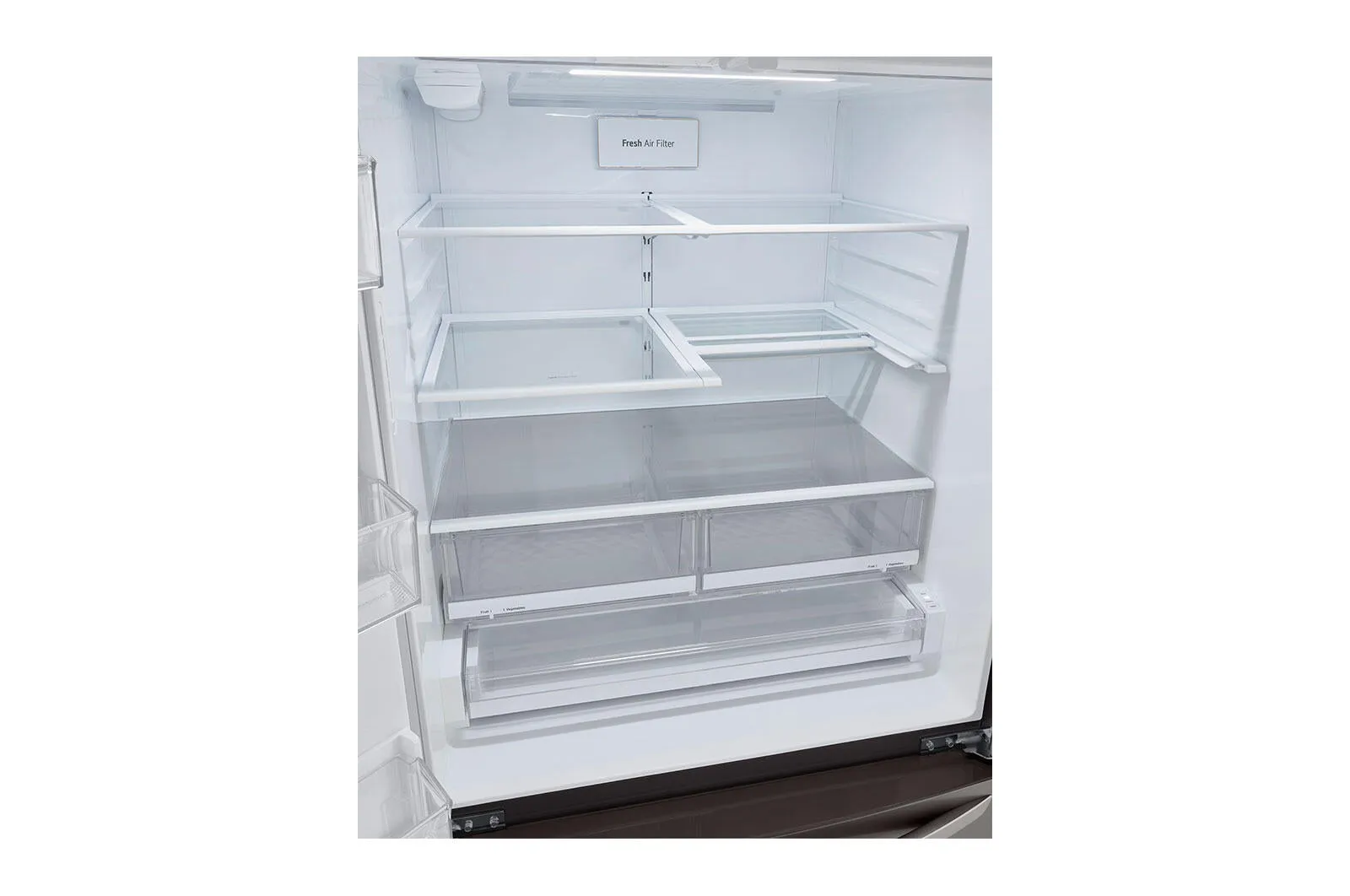 Lg LRMXC2206D 22 Cu Ft. Smart Counter Depth Double Freezer Refrigerator With Craft Ice&#8482;