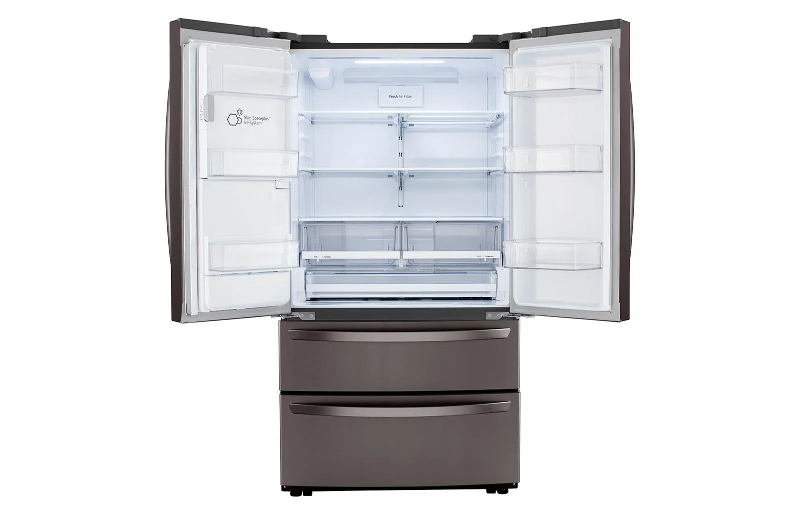 Lg LRMXC2206D 22 Cu Ft. Smart Counter Depth Double Freezer Refrigerator With Craft Ice&#8482;