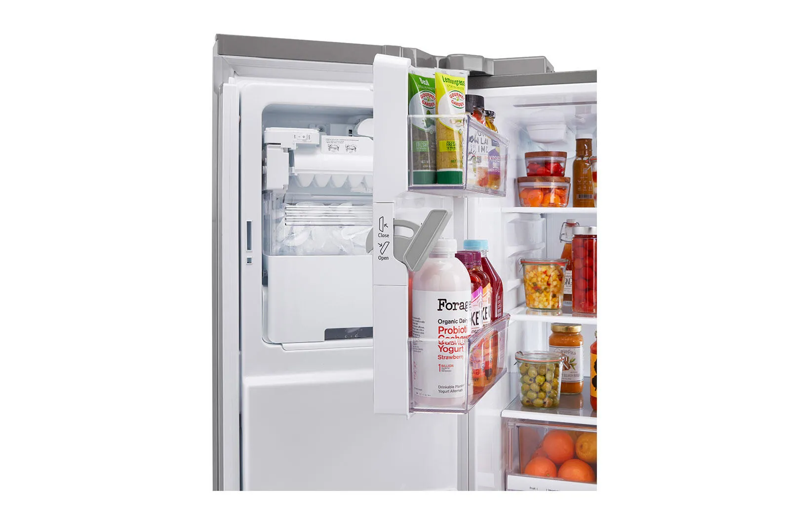 Lg LRMXC2206S 22 Cu Ft. Smart Counter Depth Double Freezer Refrigerator With Craft Ice&#8482;