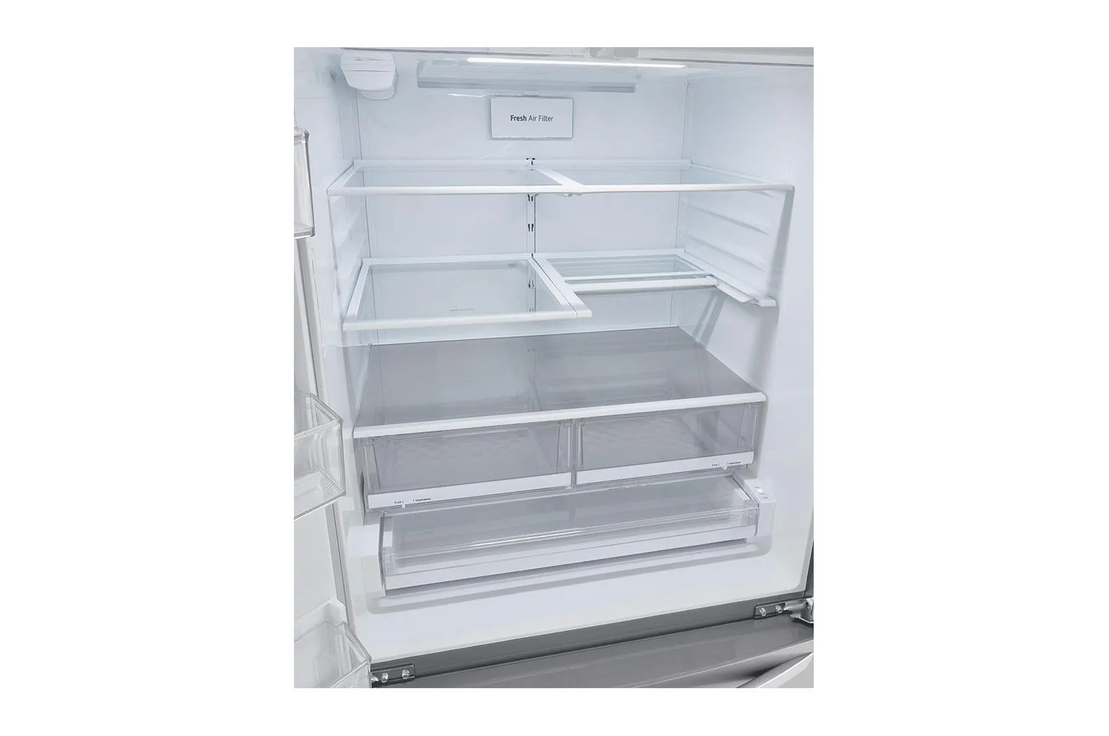 Lg LRMXC2206S 22 Cu Ft. Smart Counter Depth Double Freezer Refrigerator With Craft Ice&#8482;