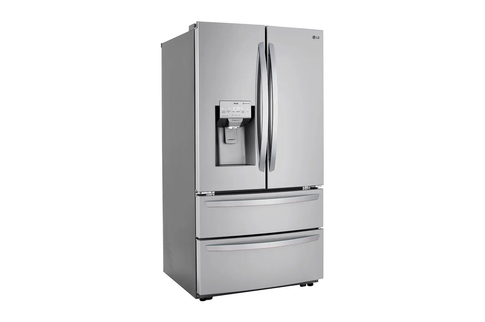 Lg LRMXC2206S 22 Cu Ft. Smart Counter Depth Double Freezer Refrigerator With Craft Ice&#8482;