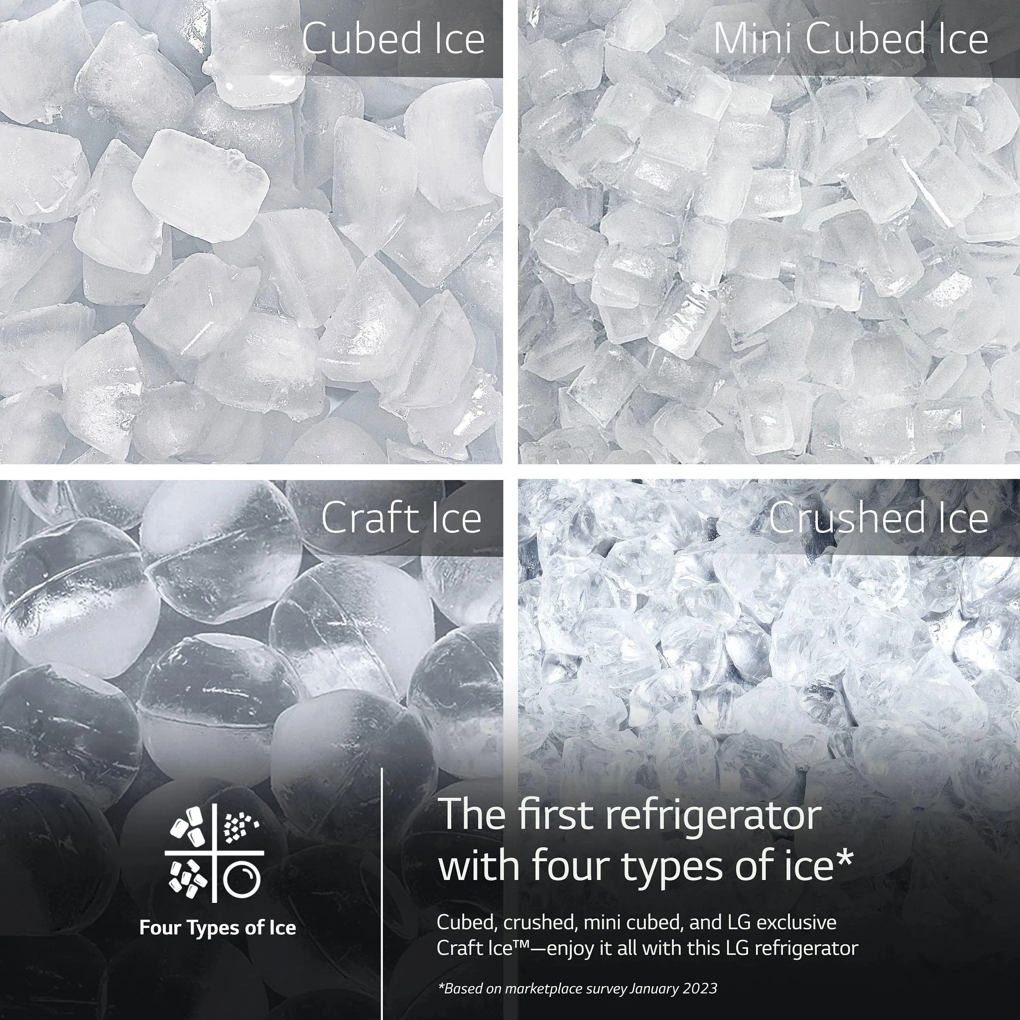 Lg LRYXS3106D 31 Cu. Ft. Smart Standard-Depth Max&#8482; French Door Refrigerator With Four Types Of Ice