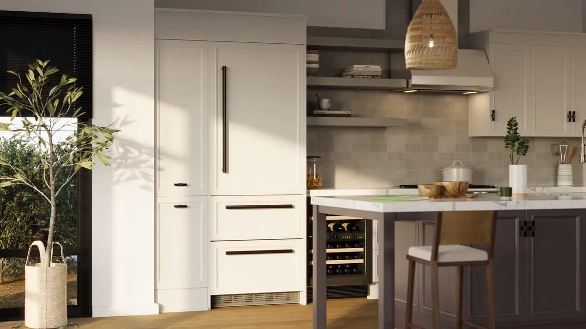 Liebherr HCB1590G Combined Refrigerator-Freezer With Biofresh And Nofrost For Integrated Use