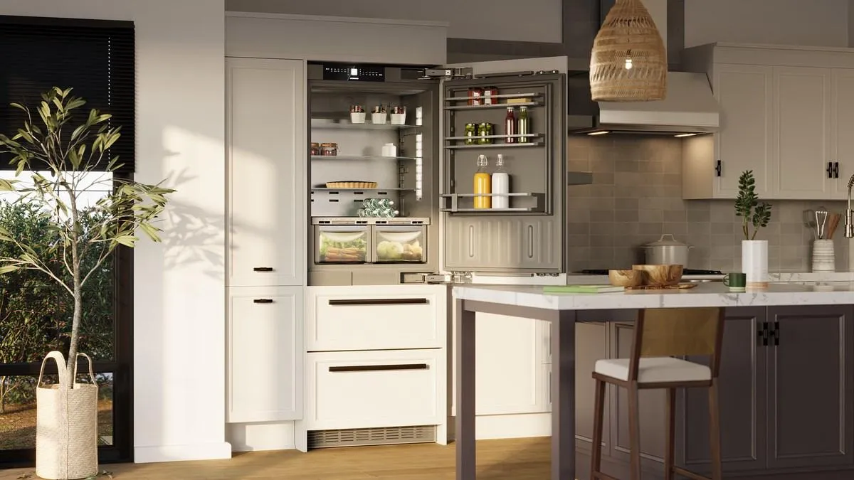 Liebherr HCB1590G Combined Refrigerator-Freezer With Biofresh And Nofrost For Integrated Use