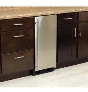 Marvel ML15CRP1RP Marvel 15 Crescent Ice Machine - Solid Panel Overlay Ready Door - Right Hinge