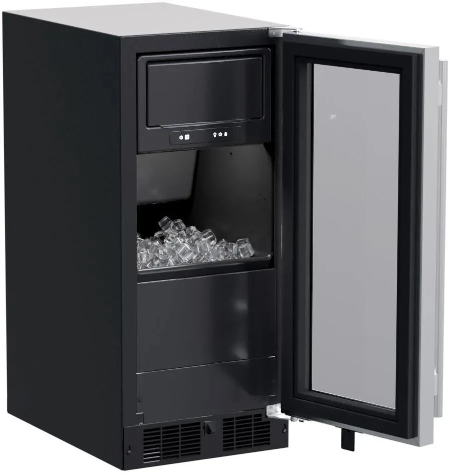 Marvel MLCP215IS01B 15-In Built-In Clear Ice Machine With Factory-Installed Pump With BrightshieldU2122 - No. Door Style - Panel Ready