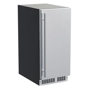 Marvel MRNP215SS01A 15 Inch Nugget Ice Machine With Door Style - Stainless Steel
