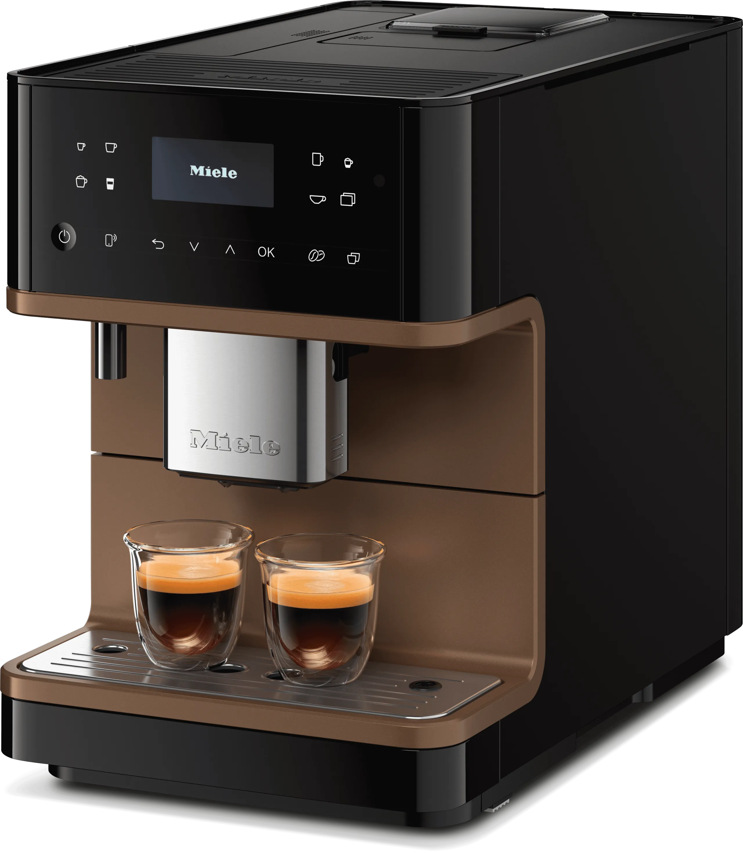 Miele CM6360OBB Cm 6360 Milkperfection - Countertop Coffee Machine With Wifi Conn@Ct. High-Quality Milk Container. And Many Specialty Coffees.