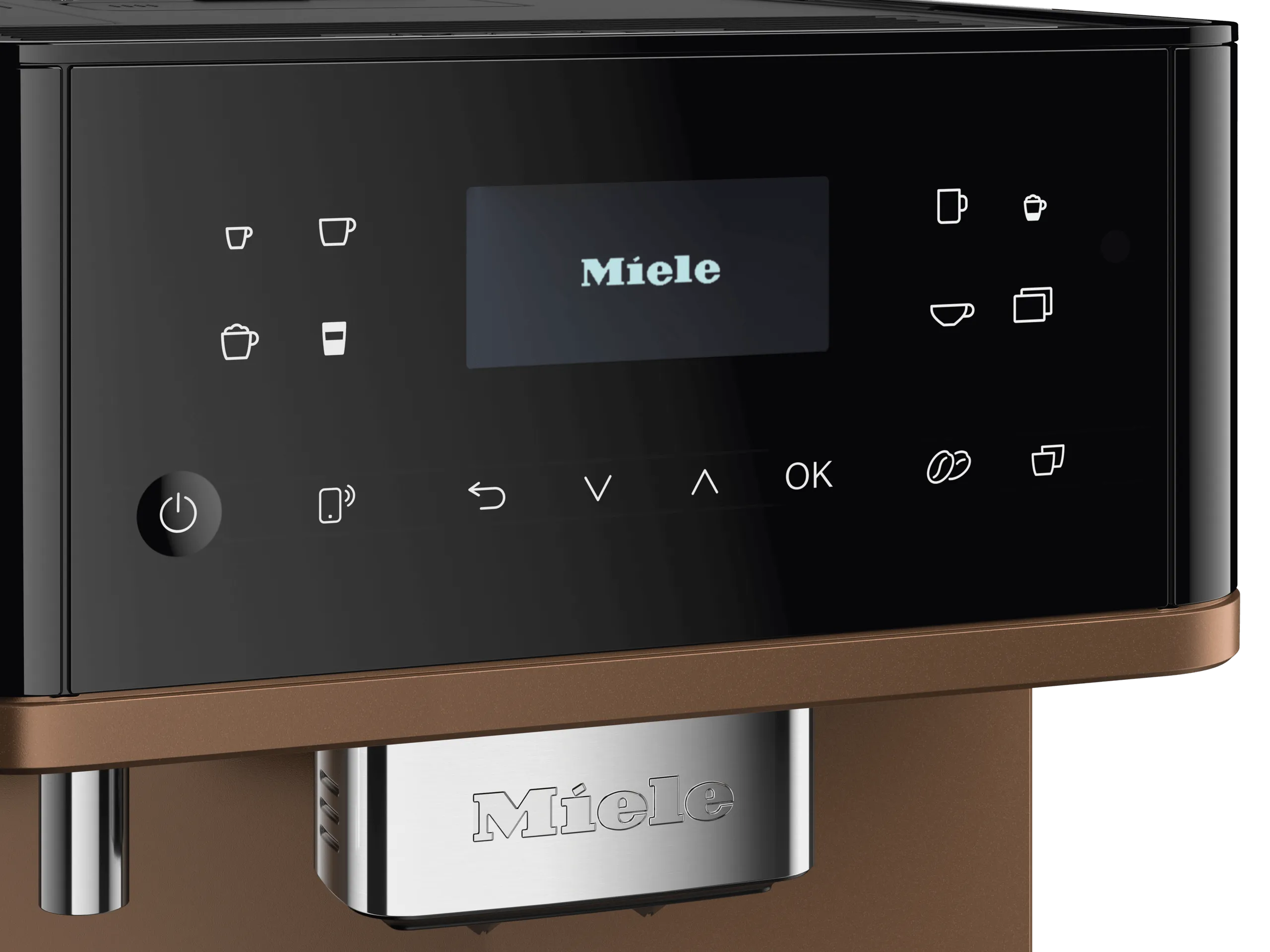 Miele CM6360OBB Cm 6360 Milkperfection - Countertop Coffee Machine With Wifi Conn@Ct. High-Quality Milk Container. And Many Specialty Coffees.