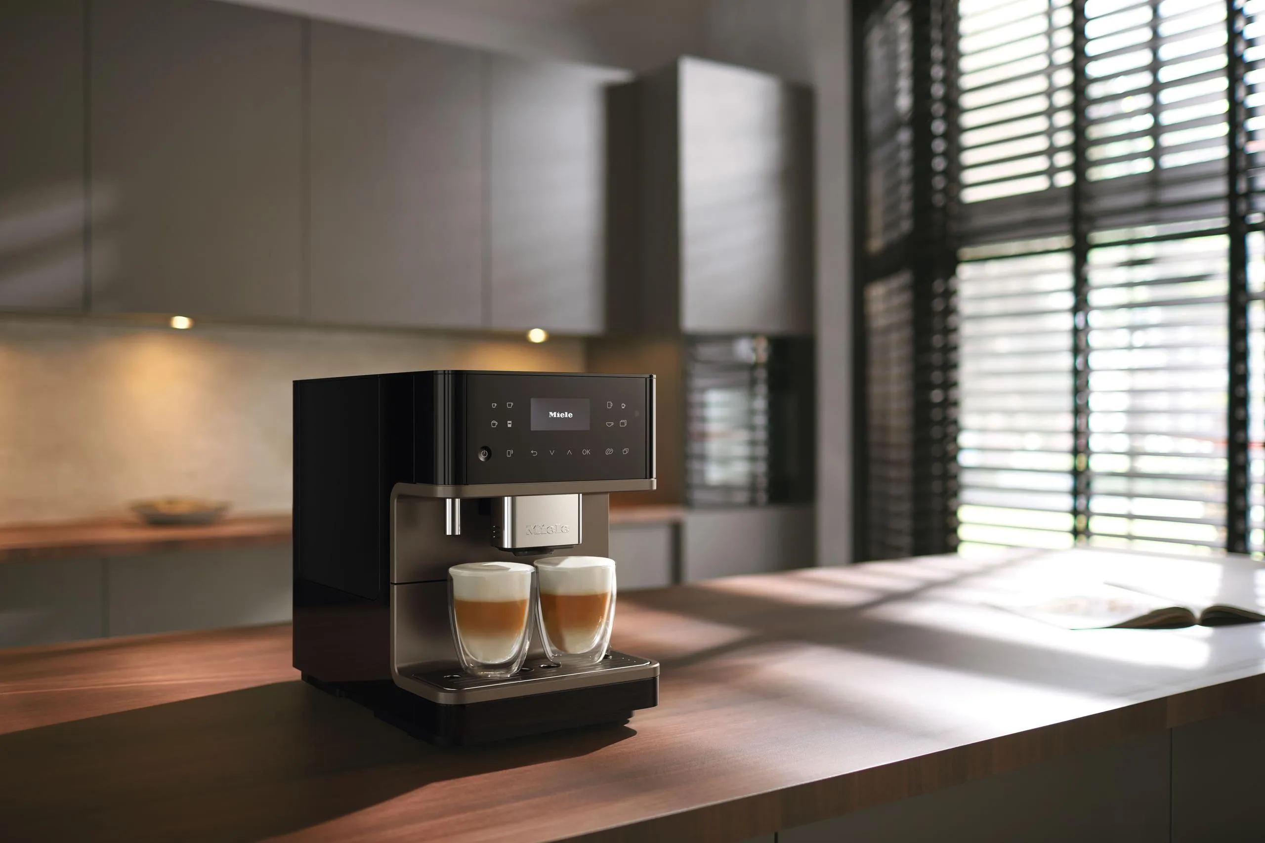 Miele CM6360OBB Cm 6360 Milkperfection - Countertop Coffee Machine With Wifi Conn@Ct. High-Quality Milk Container. And Many Specialty Coffees.