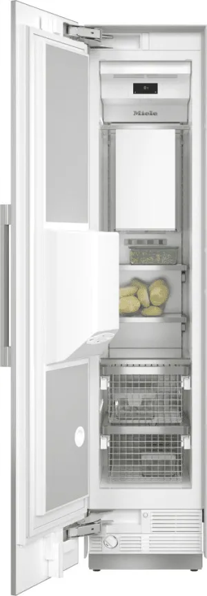 Miele F2471SF Stainless Steel - Mastercool&#8482; Freezer Integrated Icemaker Features Separate Water And Ice Dispensers.