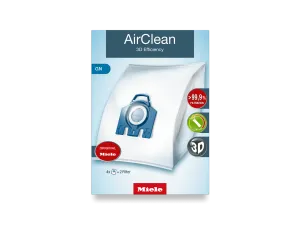 Miele GNAIRCLEAN3D Airclean 3D Efficiency Gn Dustbags - Ensures That Dust Picked Up Stays Inside The Machine.