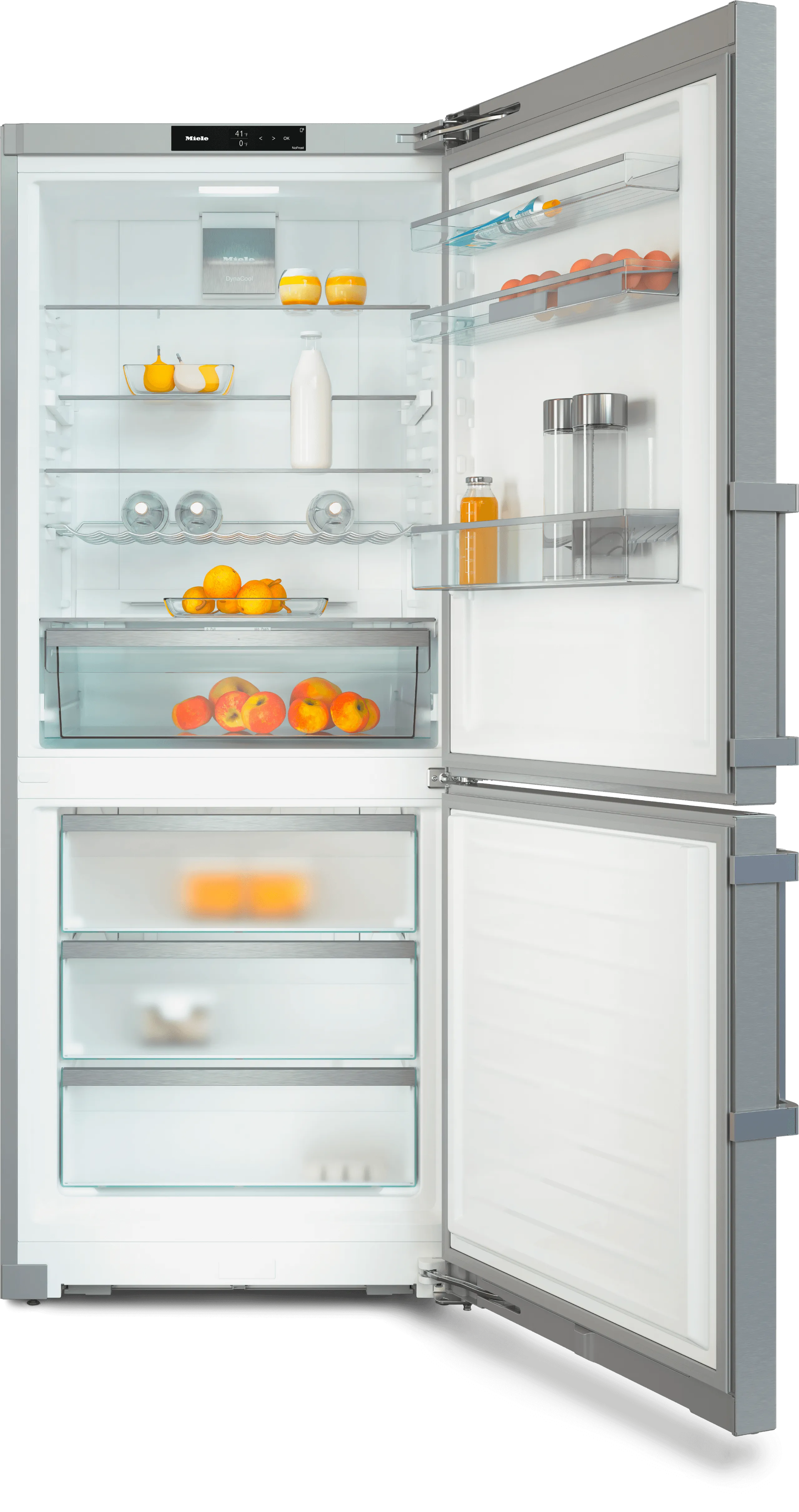 Miele KFN4776ED Kfn 4776 Ed - Freestanding Fridge-Freezer With Dailyfresh And Nofrost In 30'' Width For A Lot Of Storage Space.
