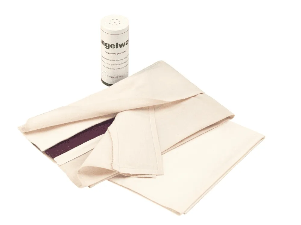 Miele SMR Smr - Ironer Cleaner Starter Package With Cleaning Cloth. Wax Cloth And Wax For Optimum Care Of The Heater Plate.