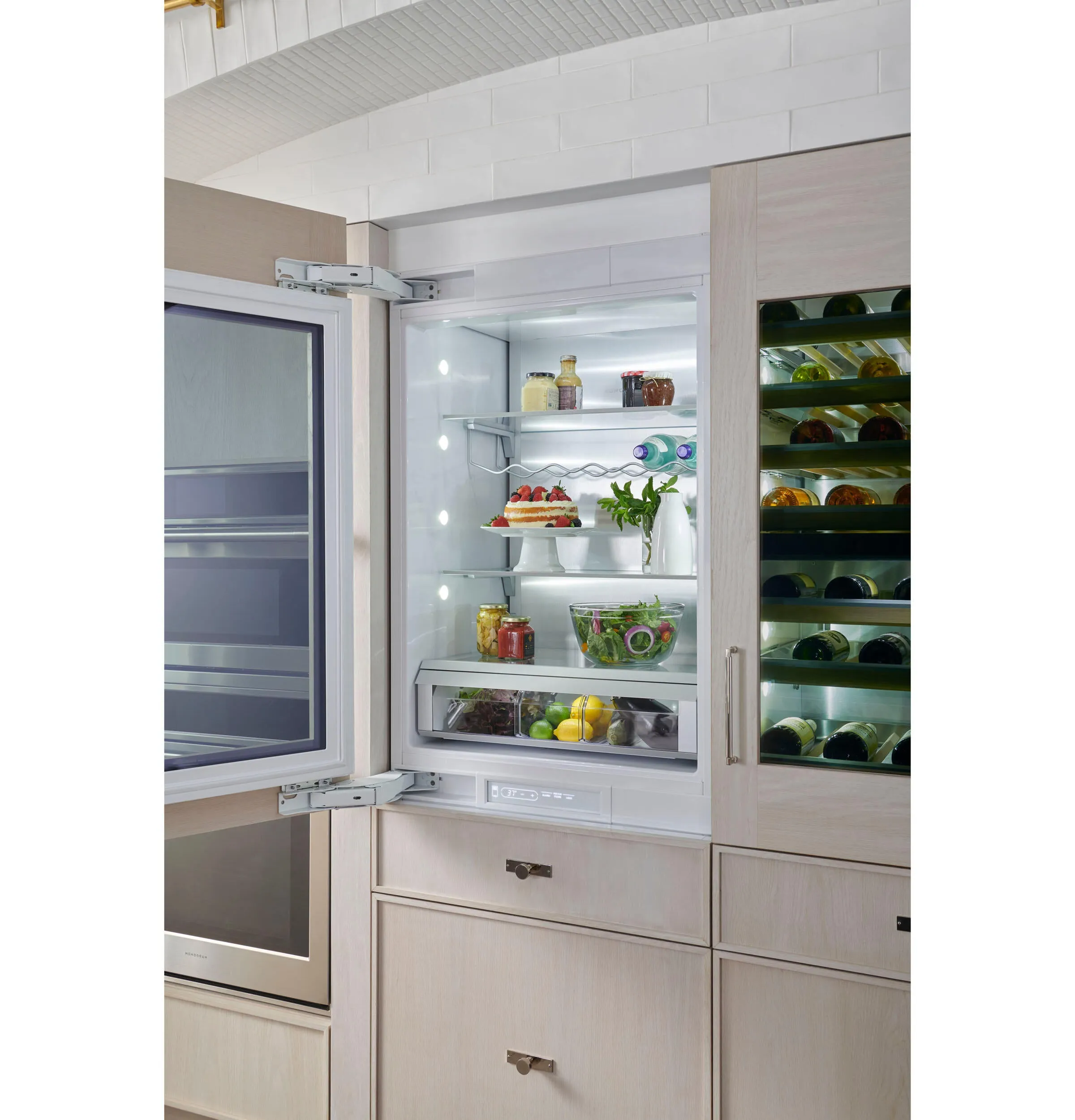 Monogram ZIC303NPPII Monogram 30 Integrated Customizable Refrigerator (For Single Or Dual Installation)