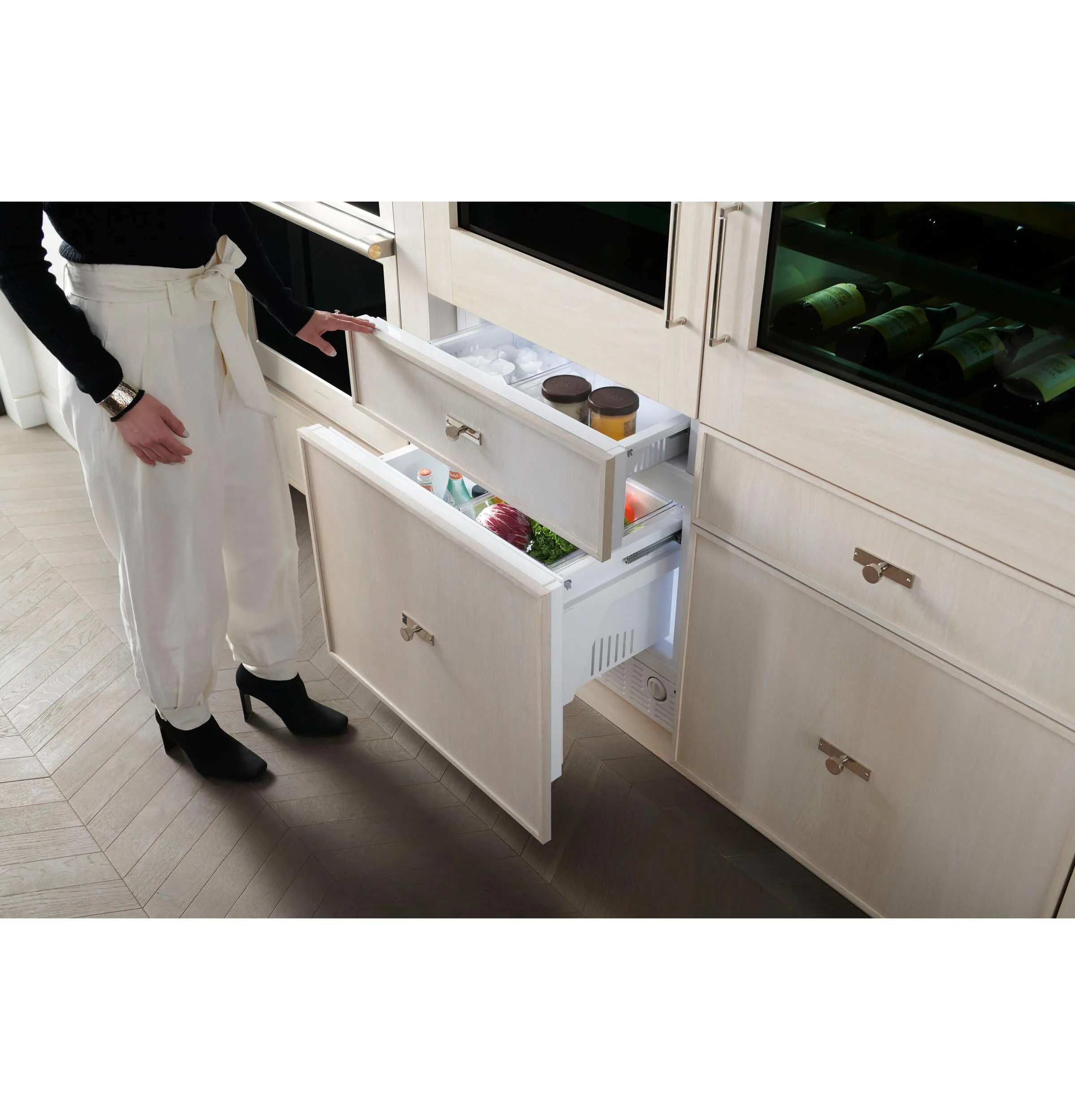 Monogram ZIC303NPPII Monogram 30 Integrated Customizable Refrigerator (For Single Or Dual Installation)