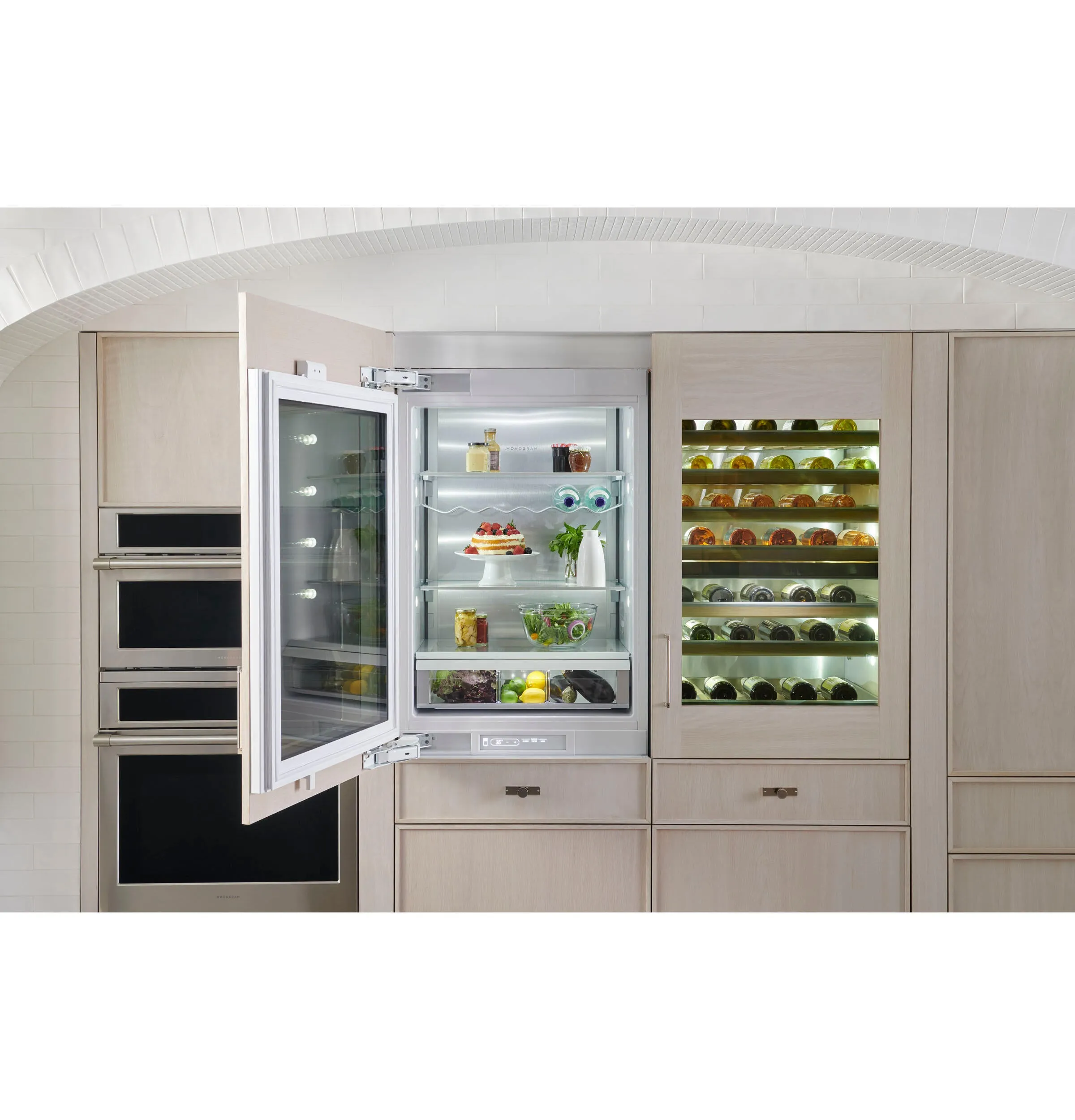 Monogram ZIC303NPPII Monogram 30 Integrated Customizable Refrigerator (For Single Or Dual Installation)