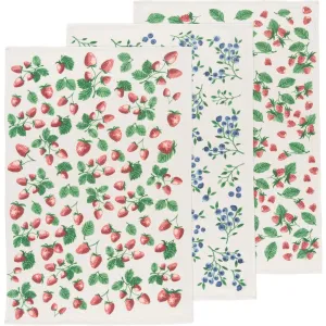 Now Designs - Berry Patch Bakers Floursack Dishtowels - Set of 3