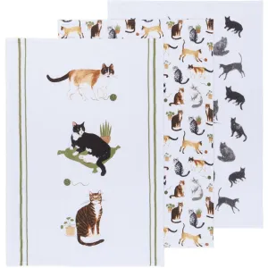 Now Designs - Cat Collective Bakers Floursack Dishtowels - Set of 3