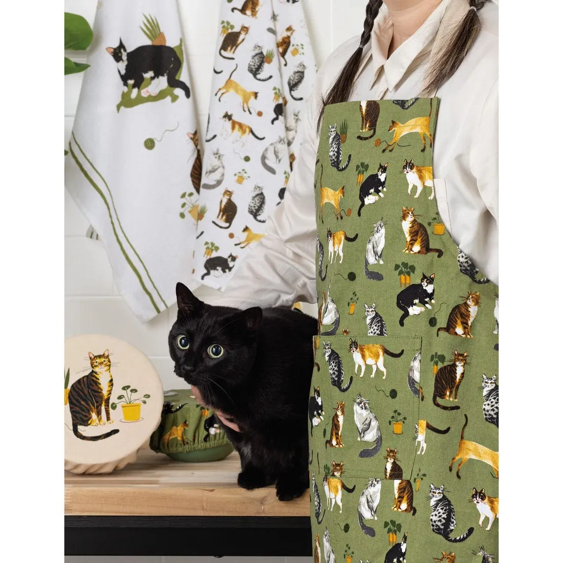 Now Designs - Cat Collective Bakers Floursack Dishtowels - Set of 3