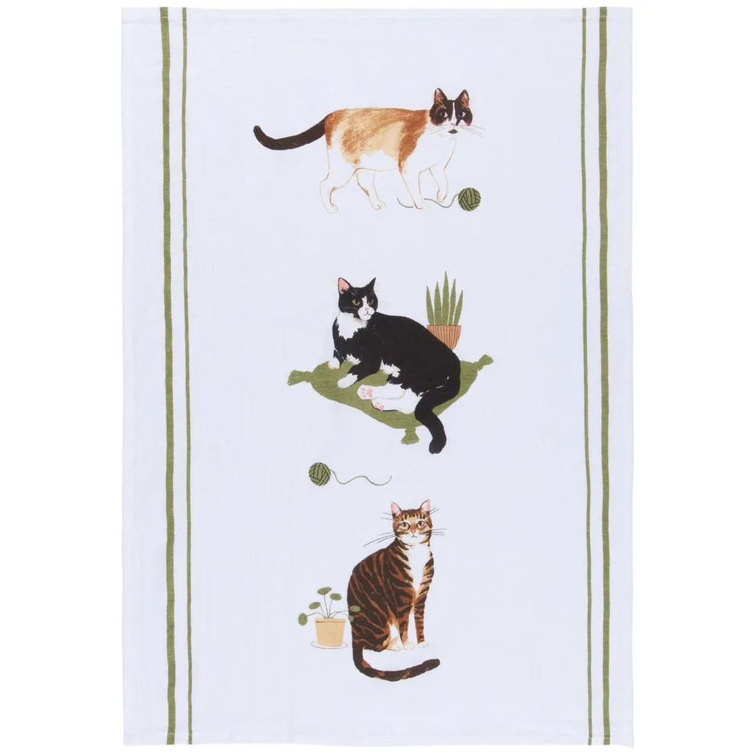 Now Designs - Cat Collective Bakers Floursack Dishtowels - Set of 3