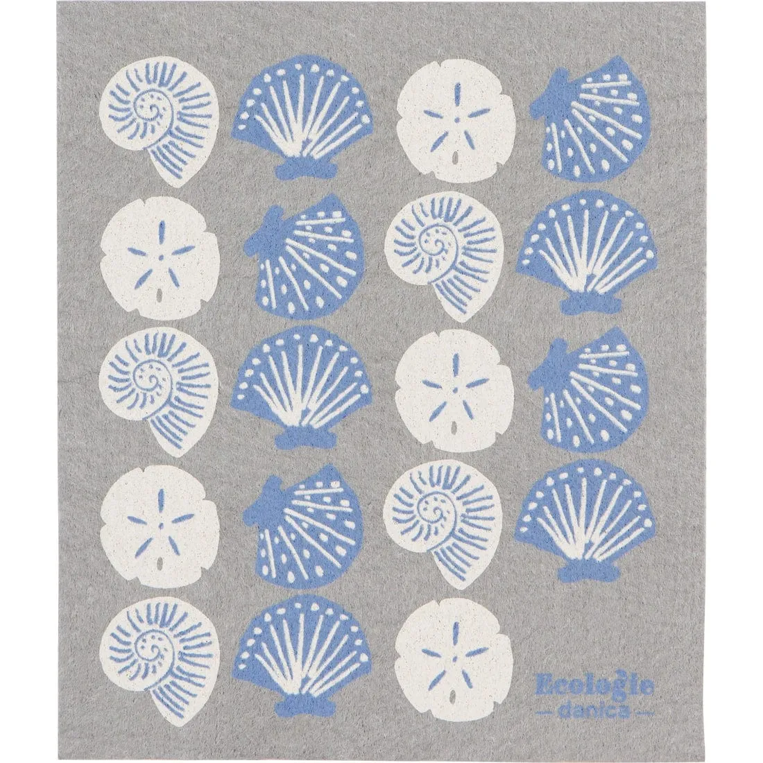 Now Designs - Ecologie Seaside Shells Swedish Sponge Cloth