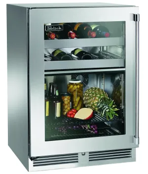Perlick HP24CS43L 24 Dual-Zone Refrigerator/Wine Reserve