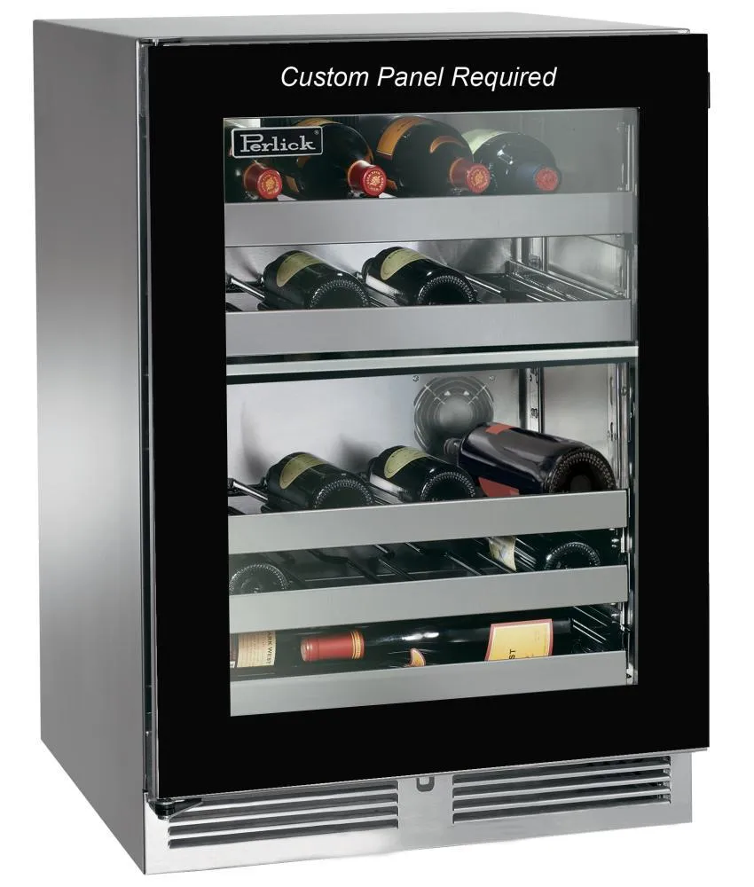 Perlick HP24DS44R 24 Dual-Zone Wine Reserve