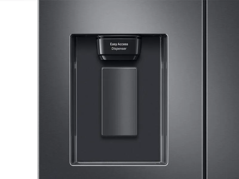 Samsung RF22A4221SG 22 Cu. Ft. Smart 3-Door French Door Refrigerator With External Water Dispenser In Fingerprint Resistant Black Stainless Steel