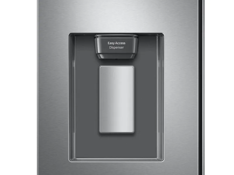 Samsung RF22A4221SR 22 Cu. Ft. Smart 3-Door French Door Refrigerator With External Water Dispenser In Fingerprint Resistant Stainless Steel