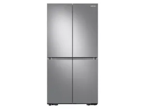 Samsung RF23A9671SR 23 Cu. Ft. Smart Counter Depth 4-Door Flex&#8482; Refrigerator With Beverage Center And Dual Ice Maker In Stainless Steel