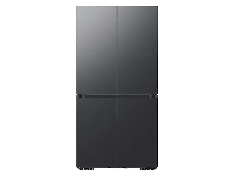 Samsung RF23A9675MT 23 Cu. Ft. Smart Counter Depth Bespoke 4-Door Flex&#8482; Refrigerator With Customizable Panel Colors In Matte Black Steel