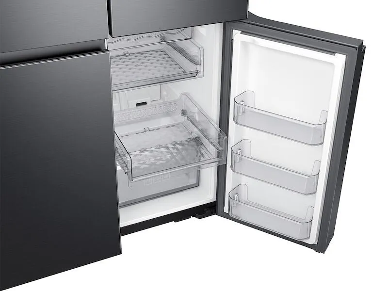 Samsung RF23A9771SG 23 Cu. Ft. Smart Counter Depth 4-Door Flex&#8482; Refrigerator With Family Hub&#8482; And Beverage Center In Black Stainless Steel