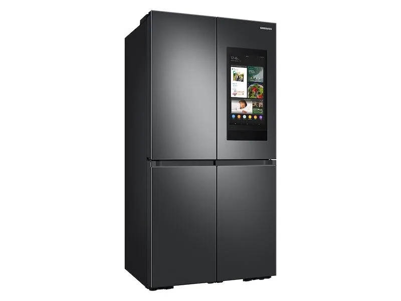Samsung RF23A9771SG 23 Cu. Ft. Smart Counter Depth 4-Door Flex&#8482; Refrigerator With Family Hub&#8482; And Beverage Center In Black Stainless Steel