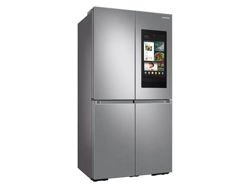 Samsung RF23A9771SR 23 Cu. Ft. Smart Counter Depth 4-Door Flex&#8482; Refrigerator With Family Hub&#8482; And Beverage Center In Stainless Steel