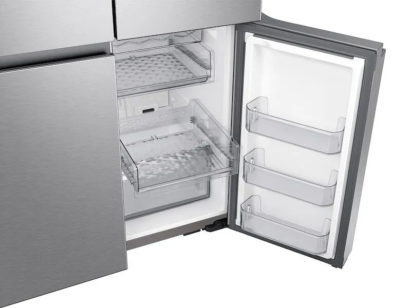 Samsung RF23A9771SR 23 Cu. Ft. Smart Counter Depth 4-Door Flex&#8482; Refrigerator With Family Hub&#8482; And Beverage Center In Stainless Steel