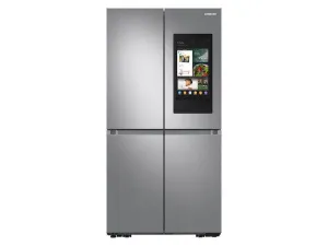 Samsung RF23A9771SR 23 Cu. Ft. Smart Counter Depth 4-Door Flex&#8482; Refrigerator With Family Hub&#8482; And Beverage Center In Stainless Steel