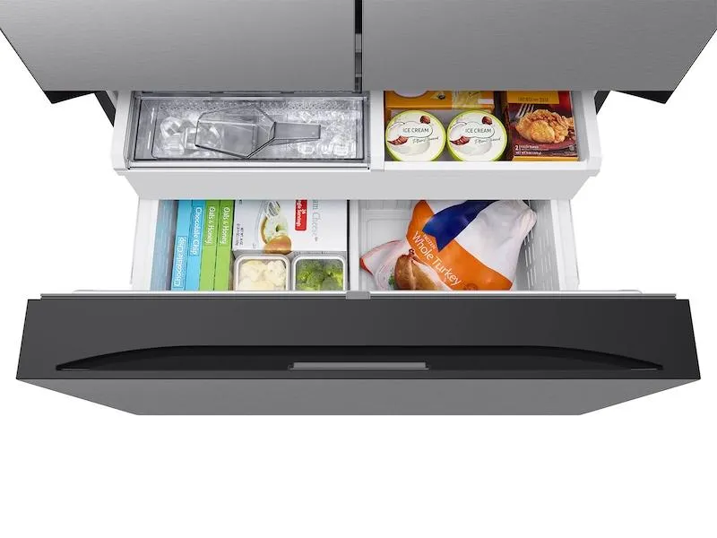 Samsung RF24BB6200QL Bespoke 3-Door French Door Refrigerator (24 Cu. Ft.) With Autofill Water Pitcher In Stainless Steel