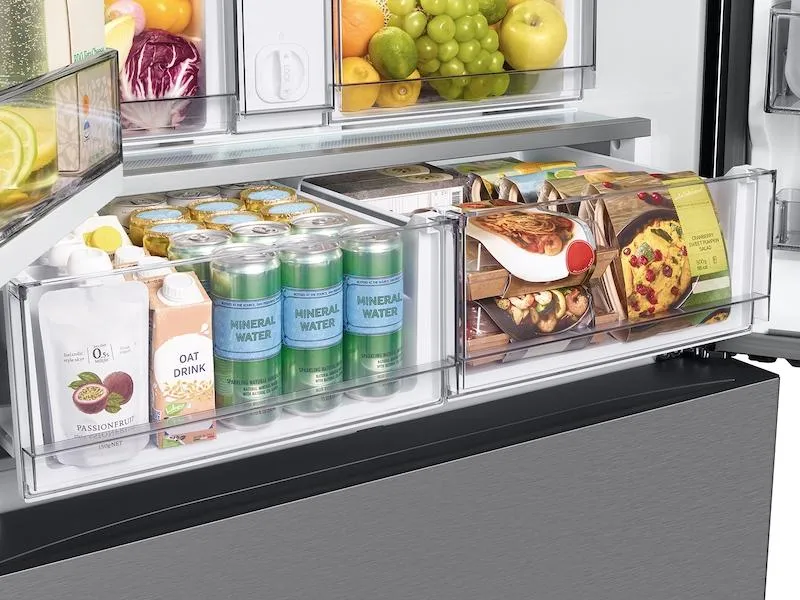 Samsung RF24BB6600QL Bespoke 3-Door French Door Refrigerator (24 Cu. Ft.) With Beverage Center&#8482; In Stainless Steel
