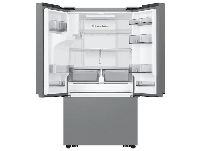 Samsung RF27CG5B10SR 26 Cu. Ft. Mega Capacity Counter Depth 3-Door French Door Refrigerator With External Water And Ice Dispenser In Stainless Steel
