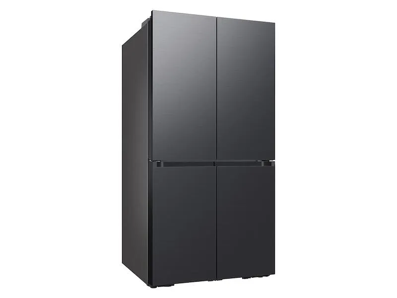 Samsung RF29A9675MT 29 Cu. Ft. Smart Bespoke 4-Door Flex&#8482; Refrigerator With Customizable Panel Colors In Matte Black Steel